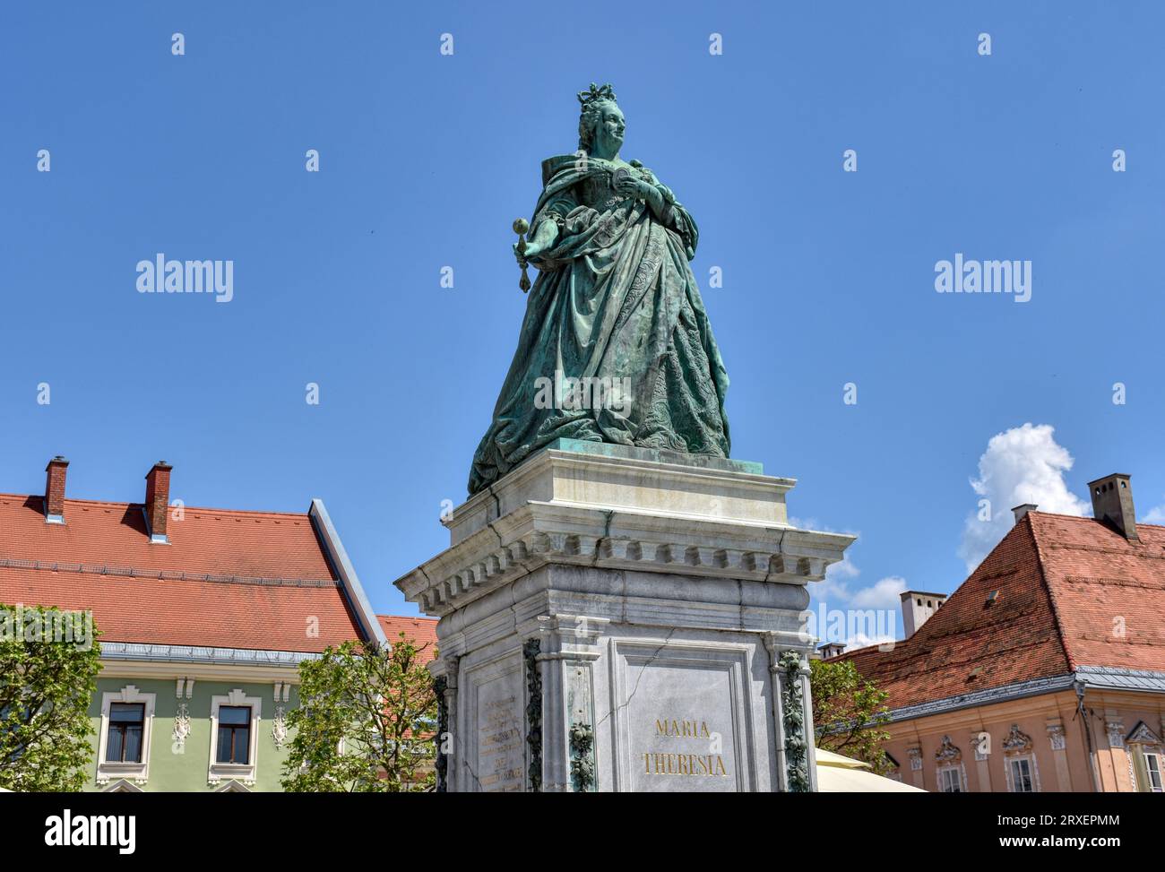 Klagenfurt, Statue, Maria-Theresia, Kaiserin, Denkmal, Maria, Theresia ...