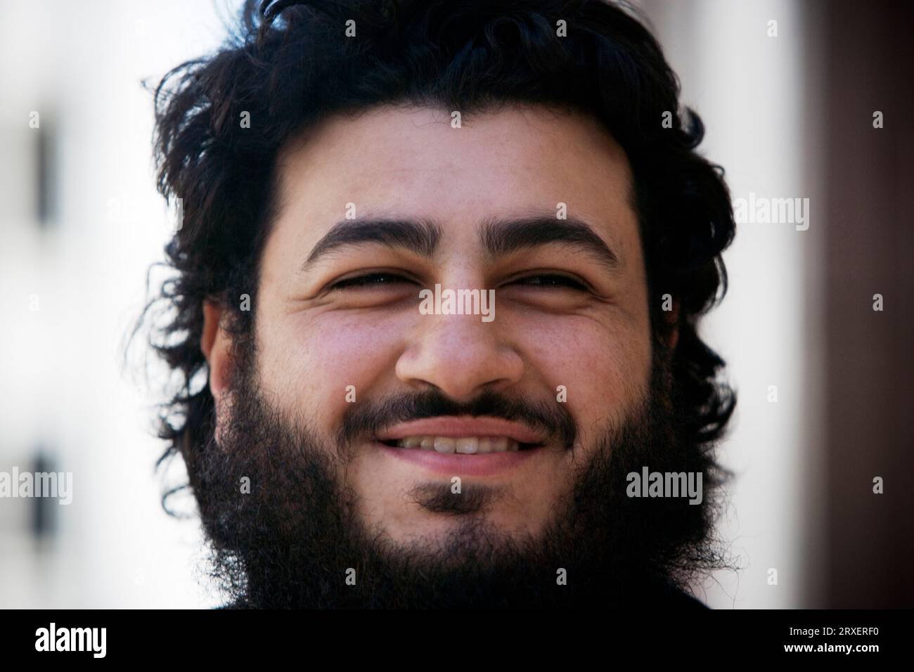 Young man smiling. Stock Photo