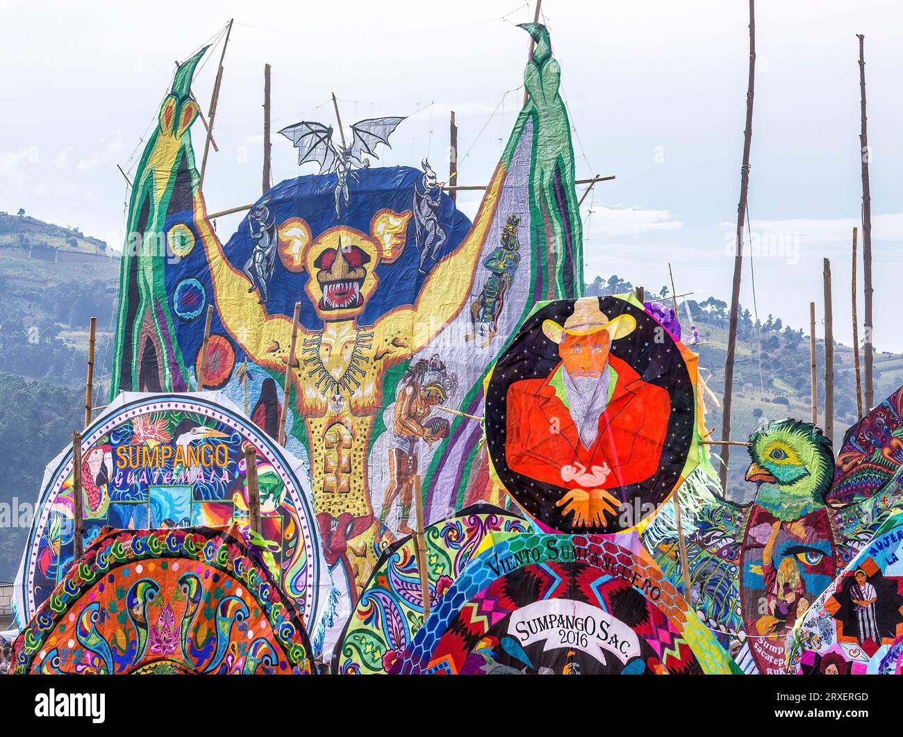 Day of the Dead kites Stock Photo Alamy