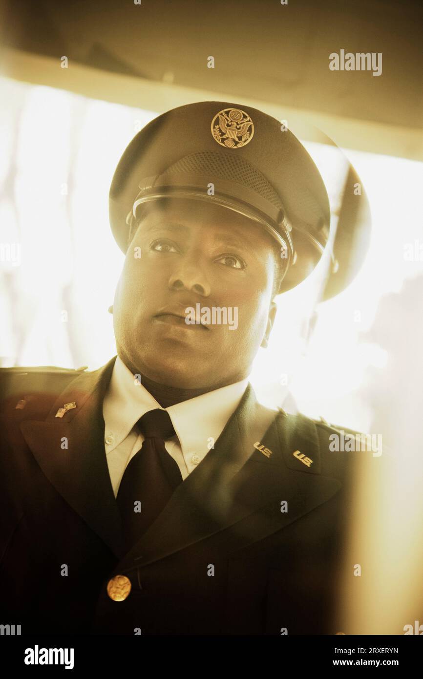 African american young soldier hi-res stock photography and images - Alamy