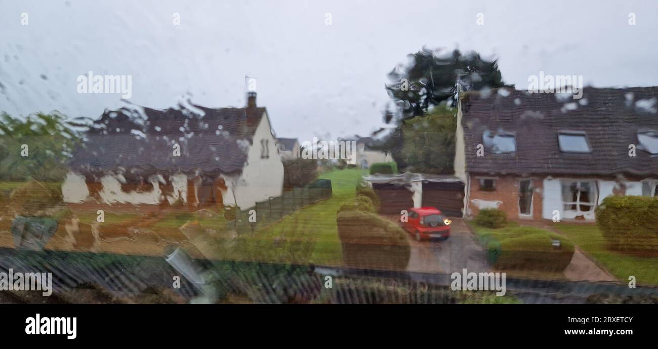 Allotment under a rainy weather, Abbeville, Somme, HautsdeFrance