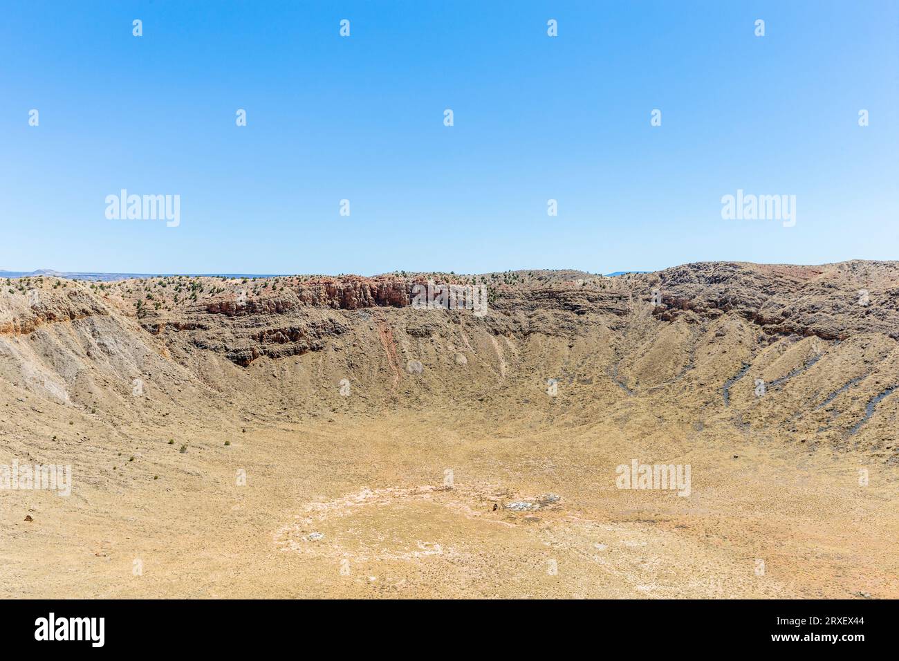 Meteor crater, Arizona, USA Stock Photo