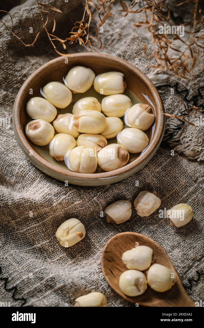 Images of lotus seeds with highresolution photos, nutrientrich, low