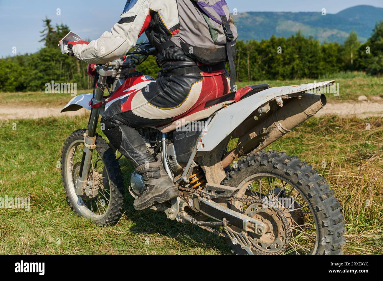 Close up photo of a professional motocross rider in action, showcasing ...