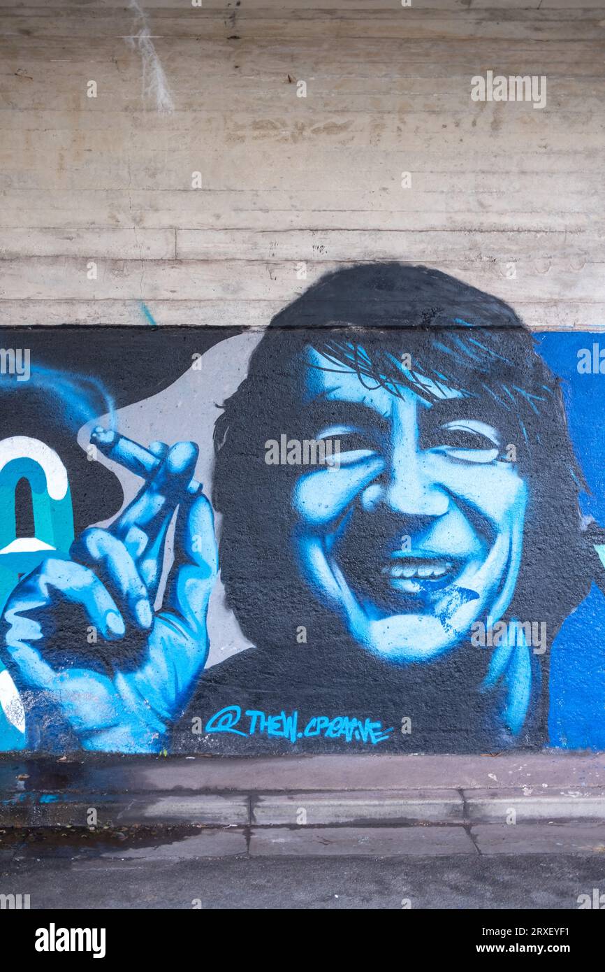 Port Talbot Street Art /Graffiti Stock Photo Alamy