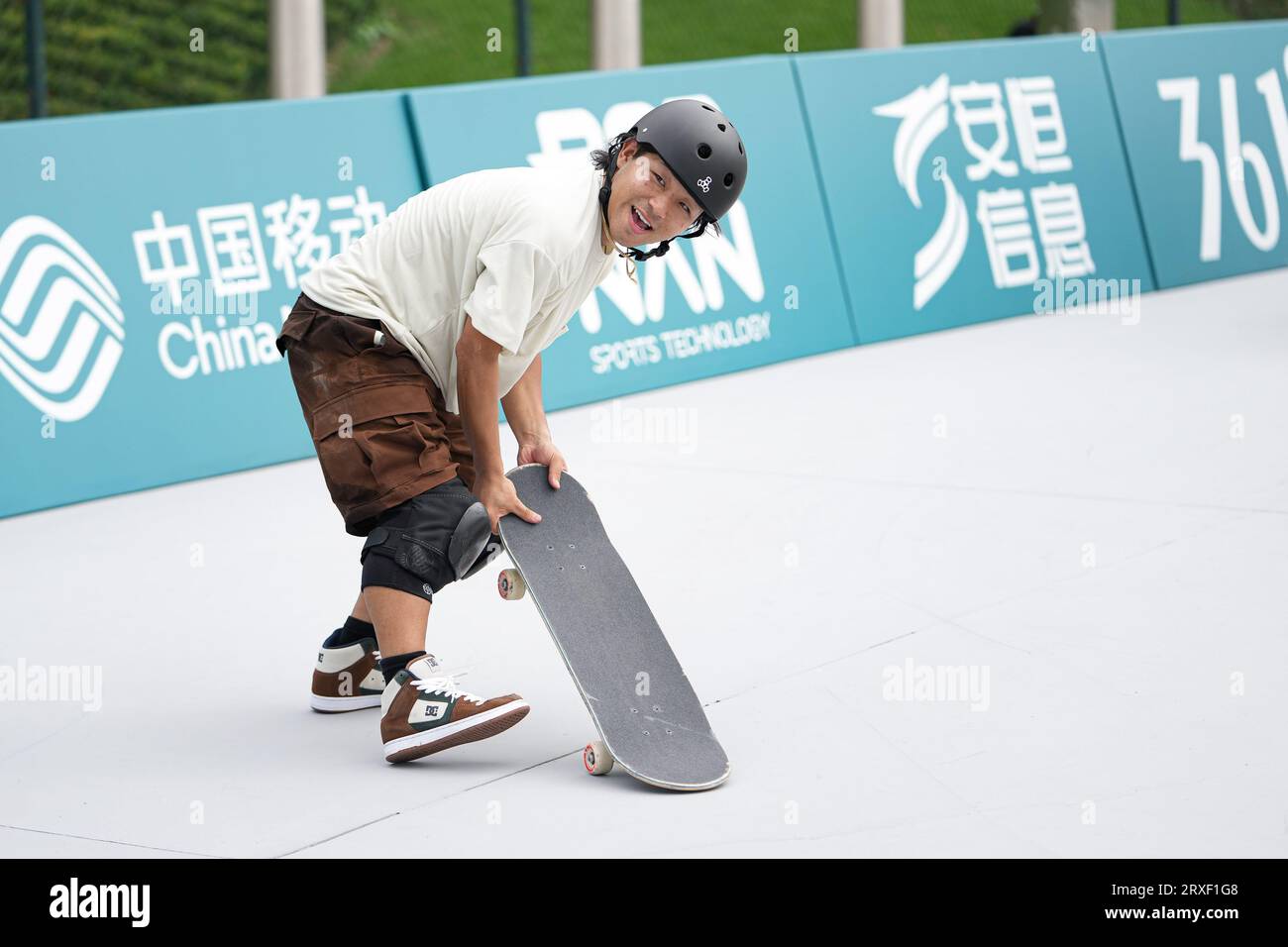 Hangzhou, China. 25th Sep, 2023. Kensuke Sasaoka (JPN) Skateboarding
