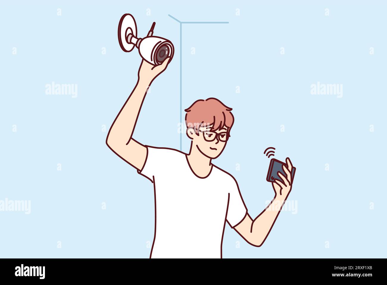 Surveillance record phone Stock Vector Images - Alamy