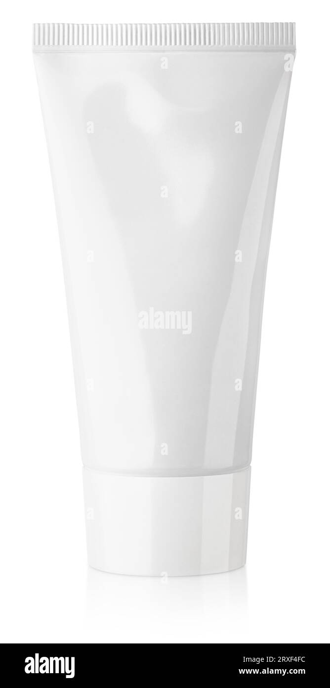 Cosmetic tube of cream or gel isolated on white background Stock Photo ...