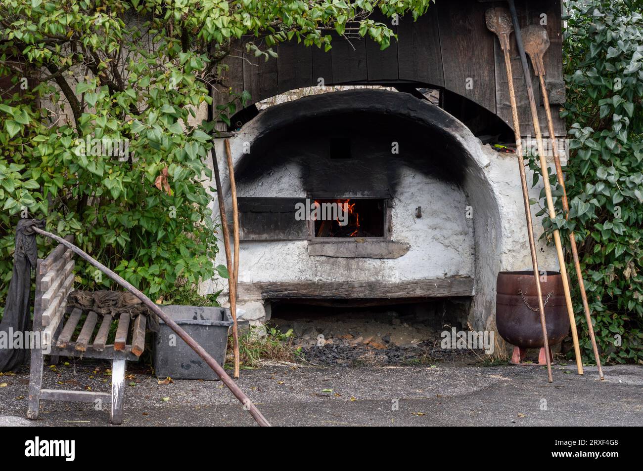 Outdoor oven Stock Photo