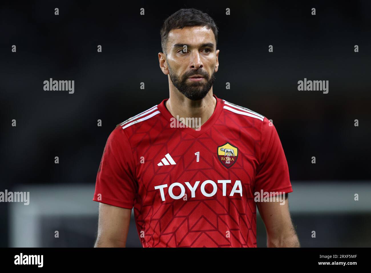 Torino, Italy. 24th Sep, 2023. Rui Patricio of As Roma during warm