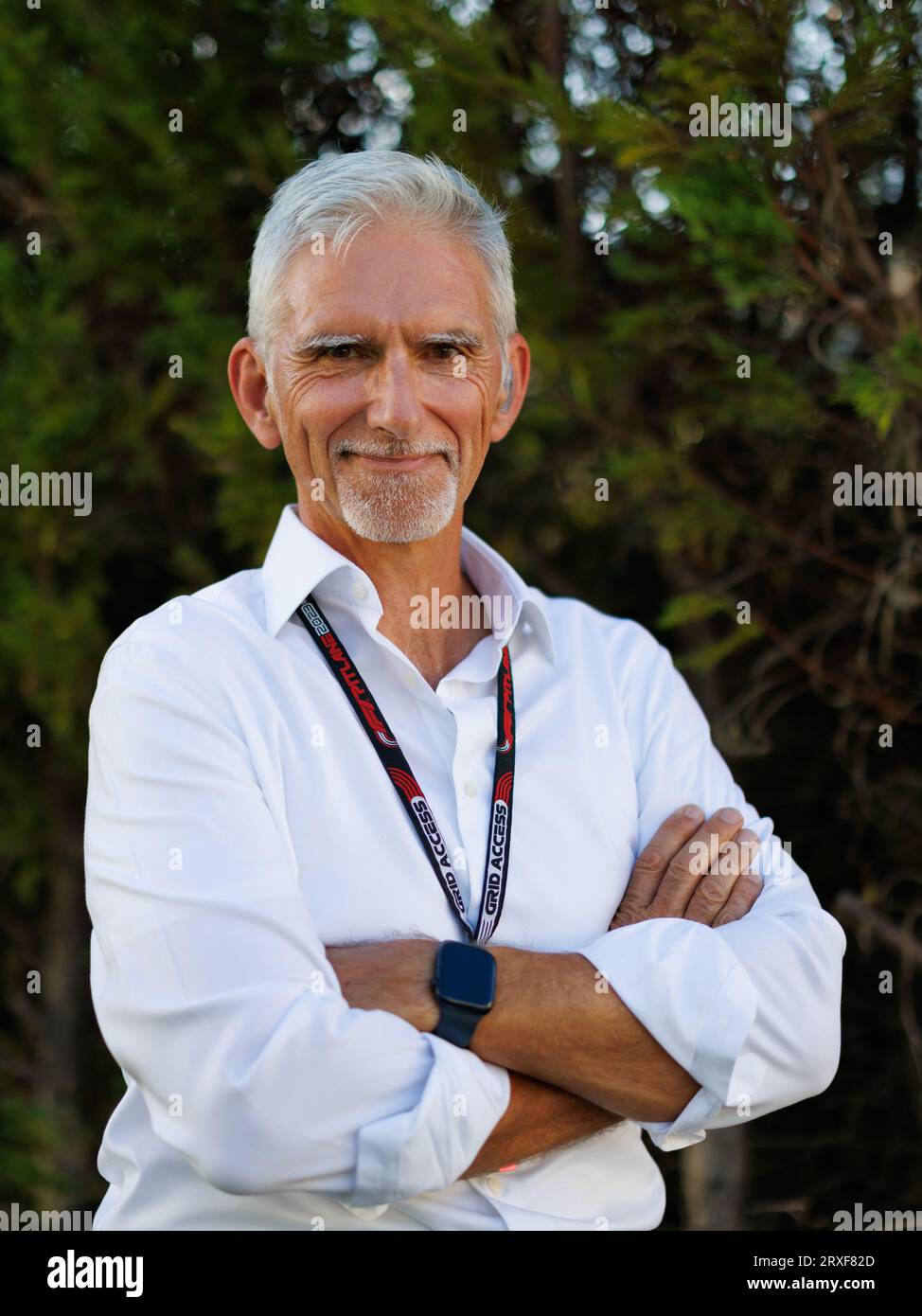 Suzuka Grand Prix Circuit, 24 September 2023 Damon Hill poses for a