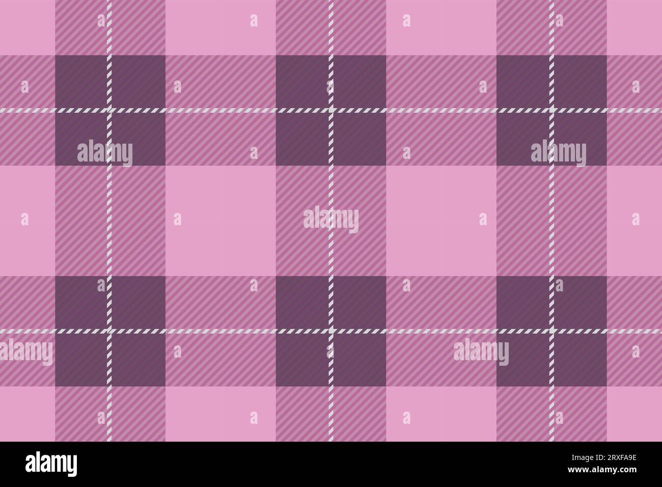 Horizontally And Vertically Repeatable Vector Seamless Tartan Plaid Illustration. Stock Vector