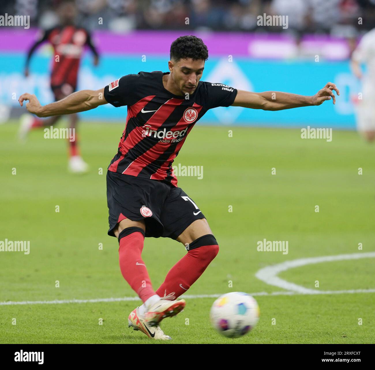 Omar Marmoush. Fotografiert Beim Fußball Bundesliga Spiel Eintracht ...