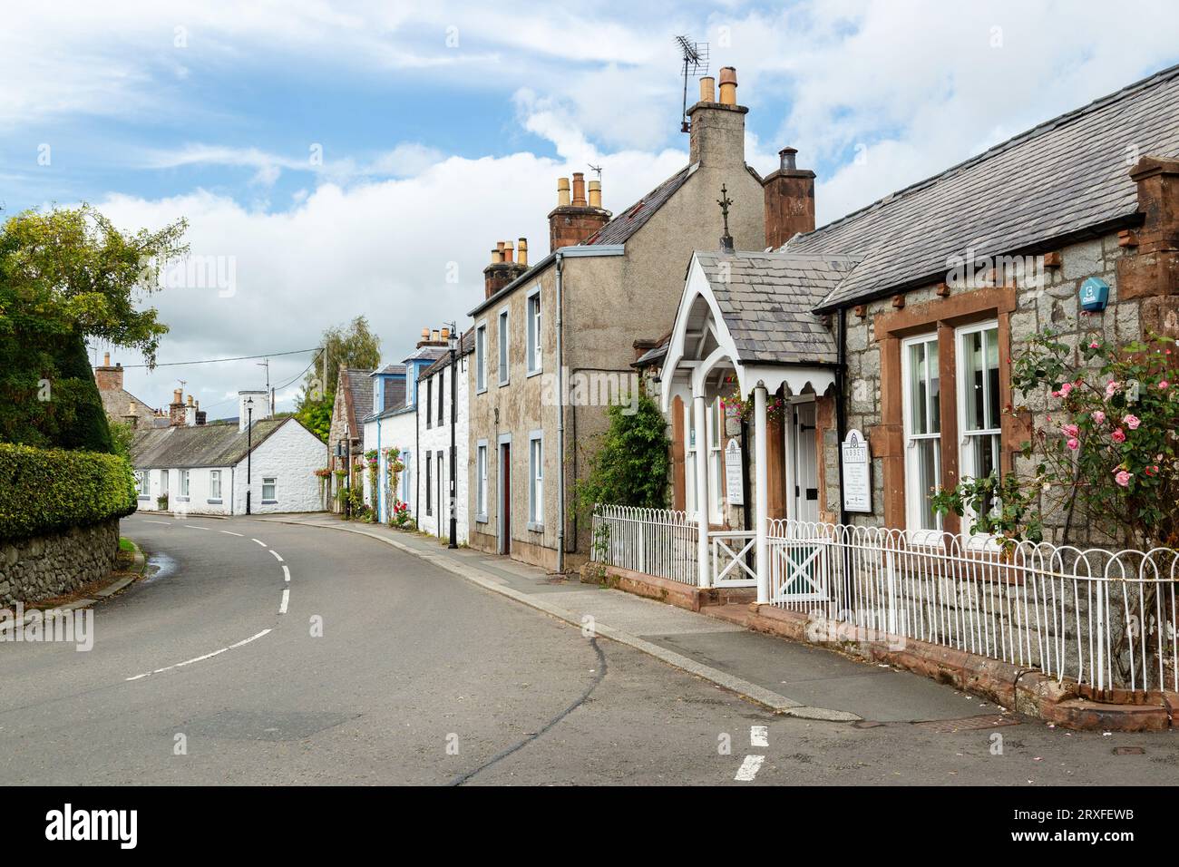 The village of New Abbey in Dumfries, Scotland Stock Photo Alamy