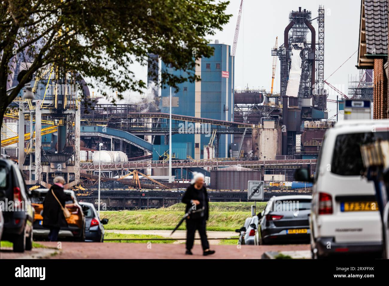 Tata steel factory in Ijmuiden, Netherlands Stock Photo - Alamy