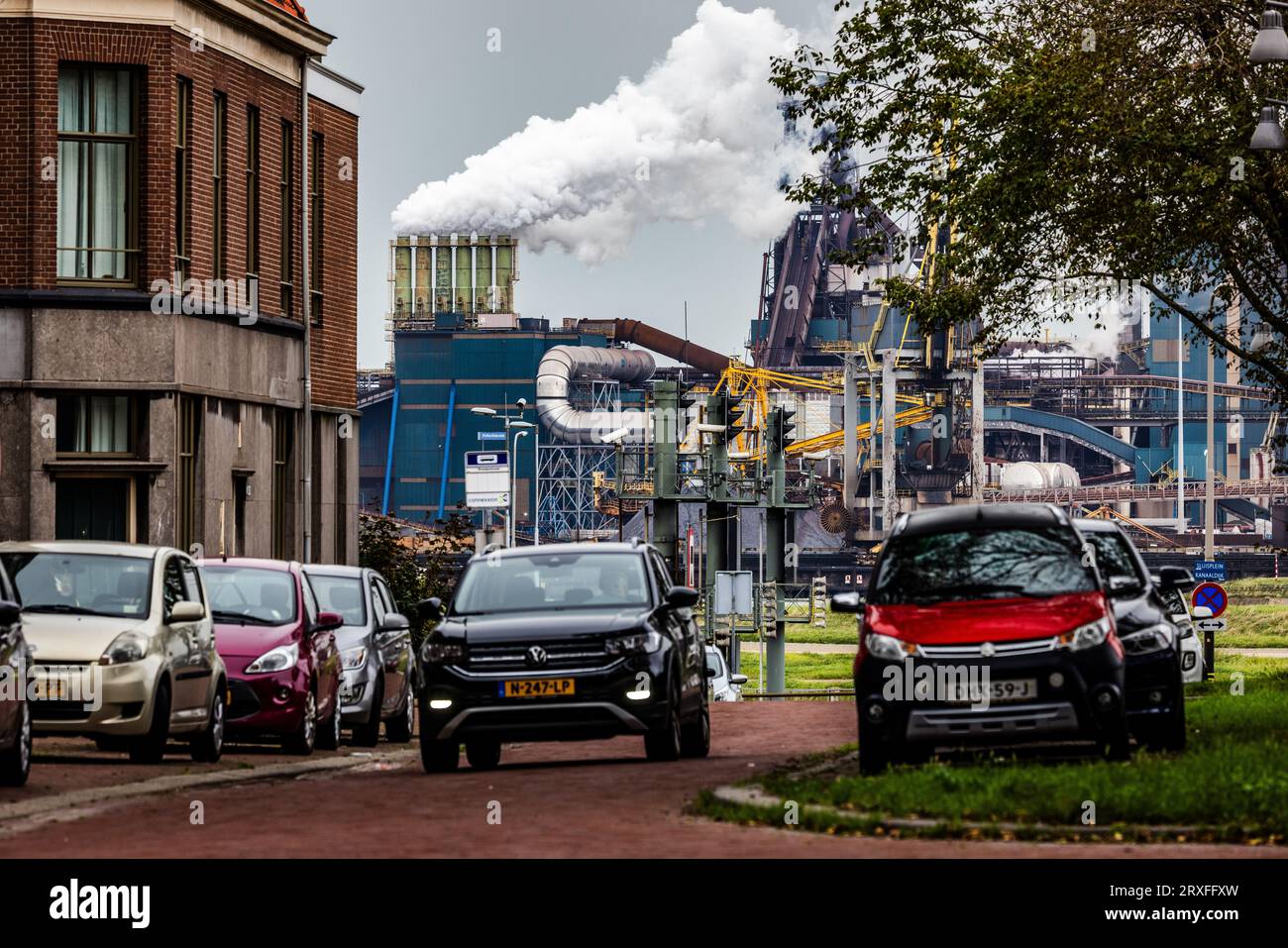 Tata steel factory in Ijmuiden, Netherlands Stock Photo - Alamy