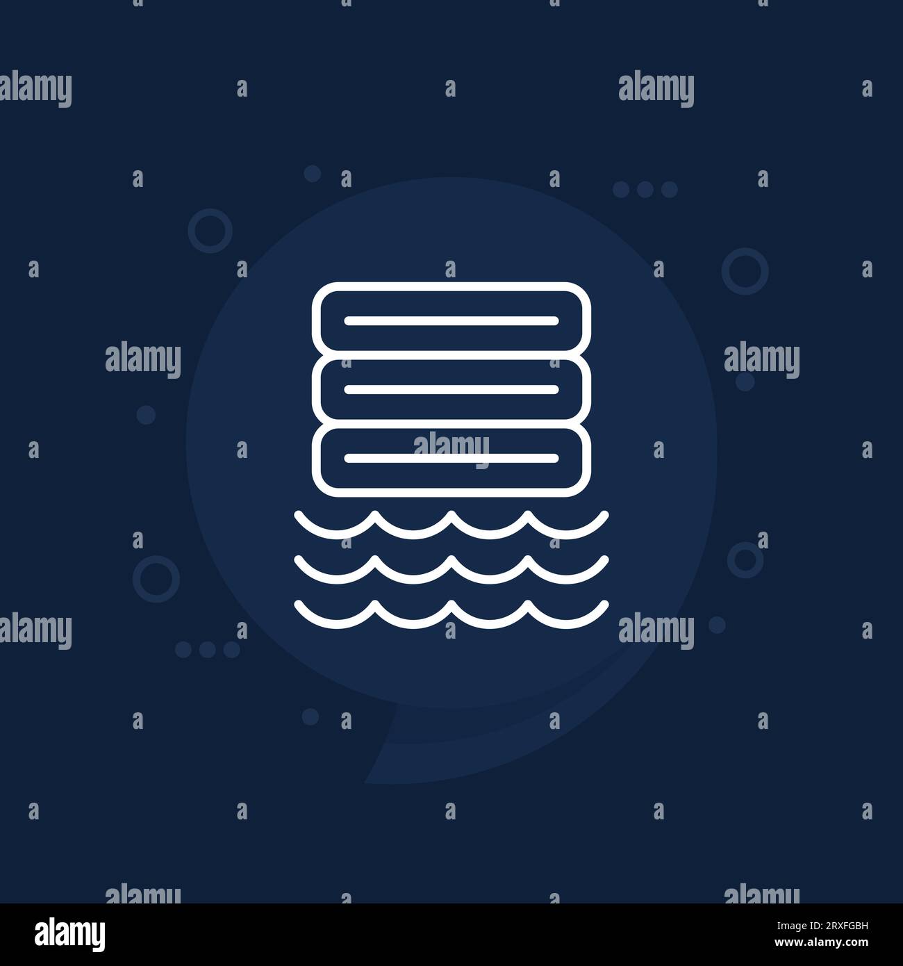 Data lake, storing raw data line icon Stock Vector Image & Art - Alamy