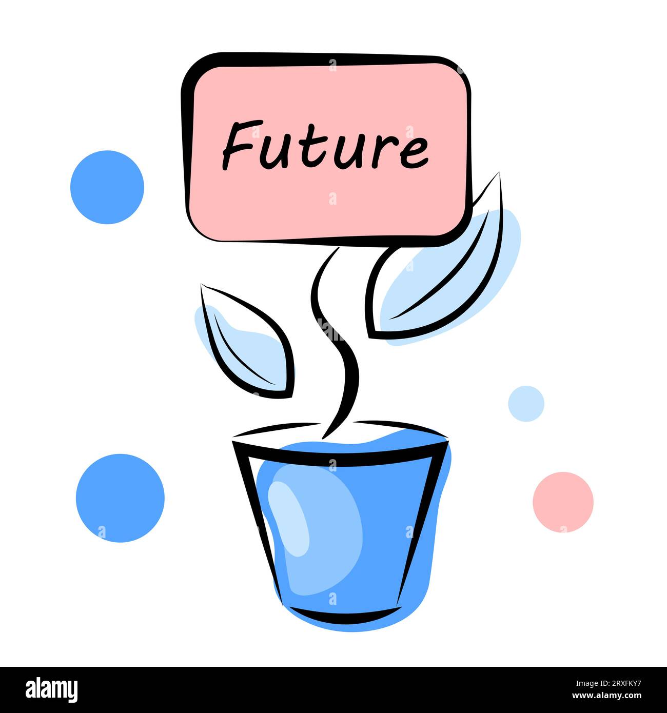 Future Life Vector Future life concept illustration Stock Vector Images - Alamy