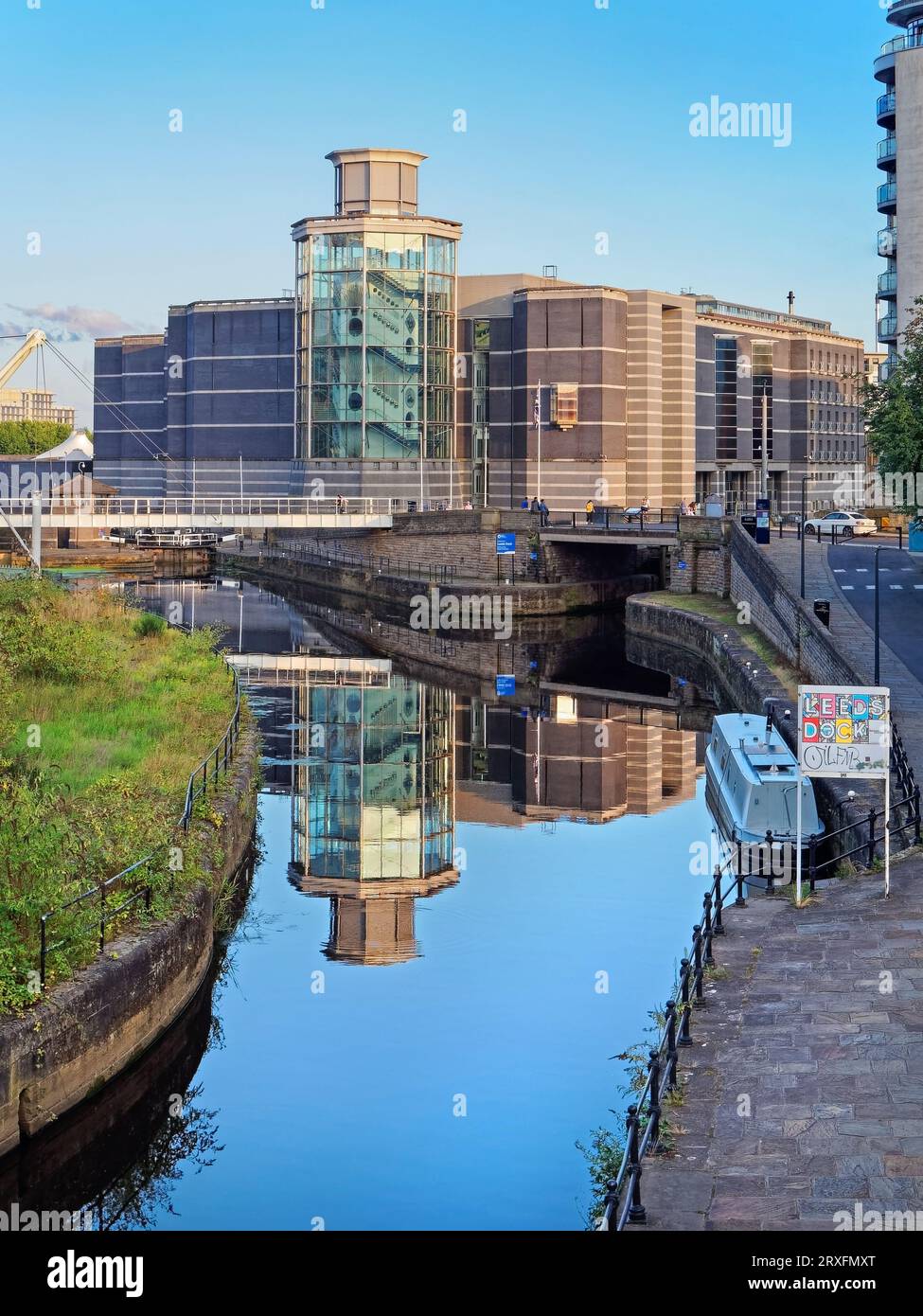 UK, West Yorkshire, Royal Armouries Museum in Leeds Dock Stock Photo ...