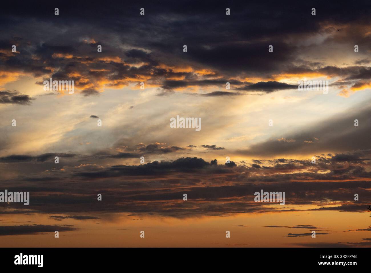 Cloudscape, Mashatu game reserve, Botswana Stock Photo
