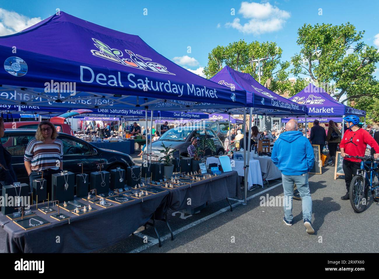 Deal,Saturday,Market,Deal,Kent,England,UK Stock Photo
