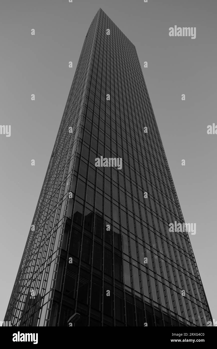 Frankfurt business district Black and White Stock Photos & Images - Alamy
