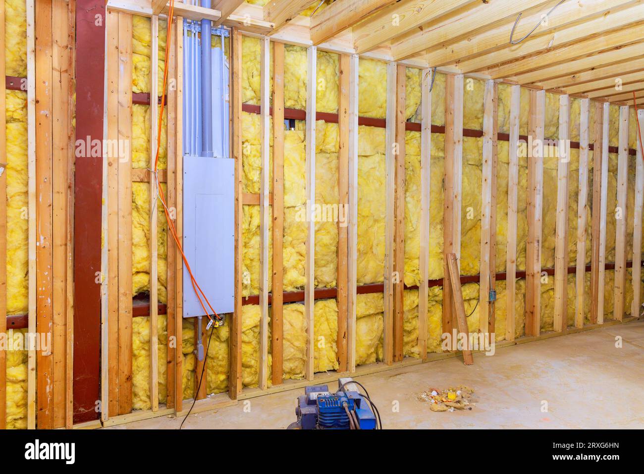 Fiber cotton thermal insulation for exterior mineral wool wall