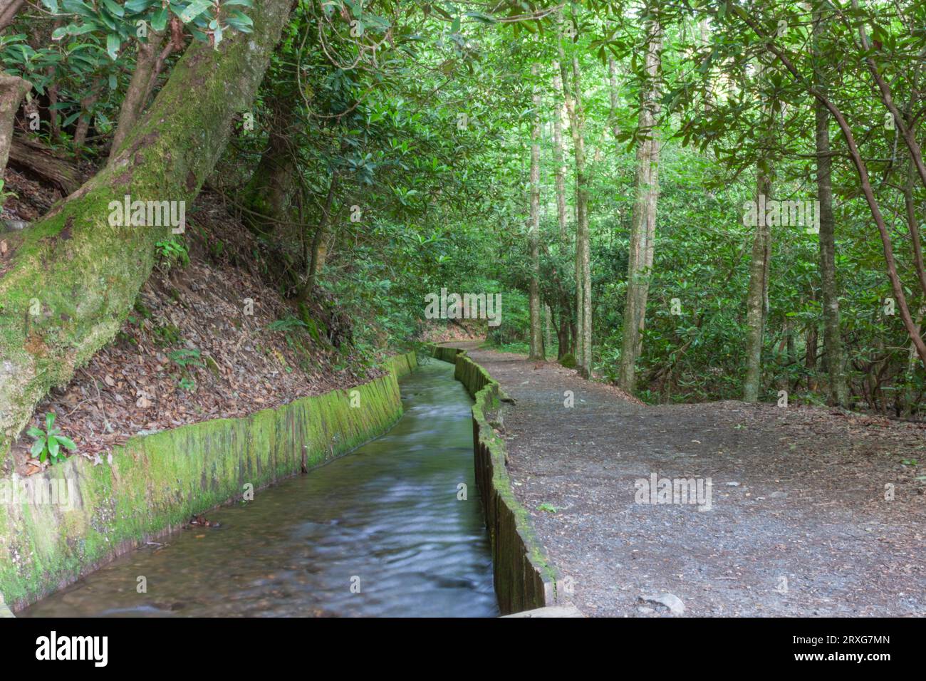 Mingus Mill historic site in the Great Smoky Mountains National Park in North Carolina. This