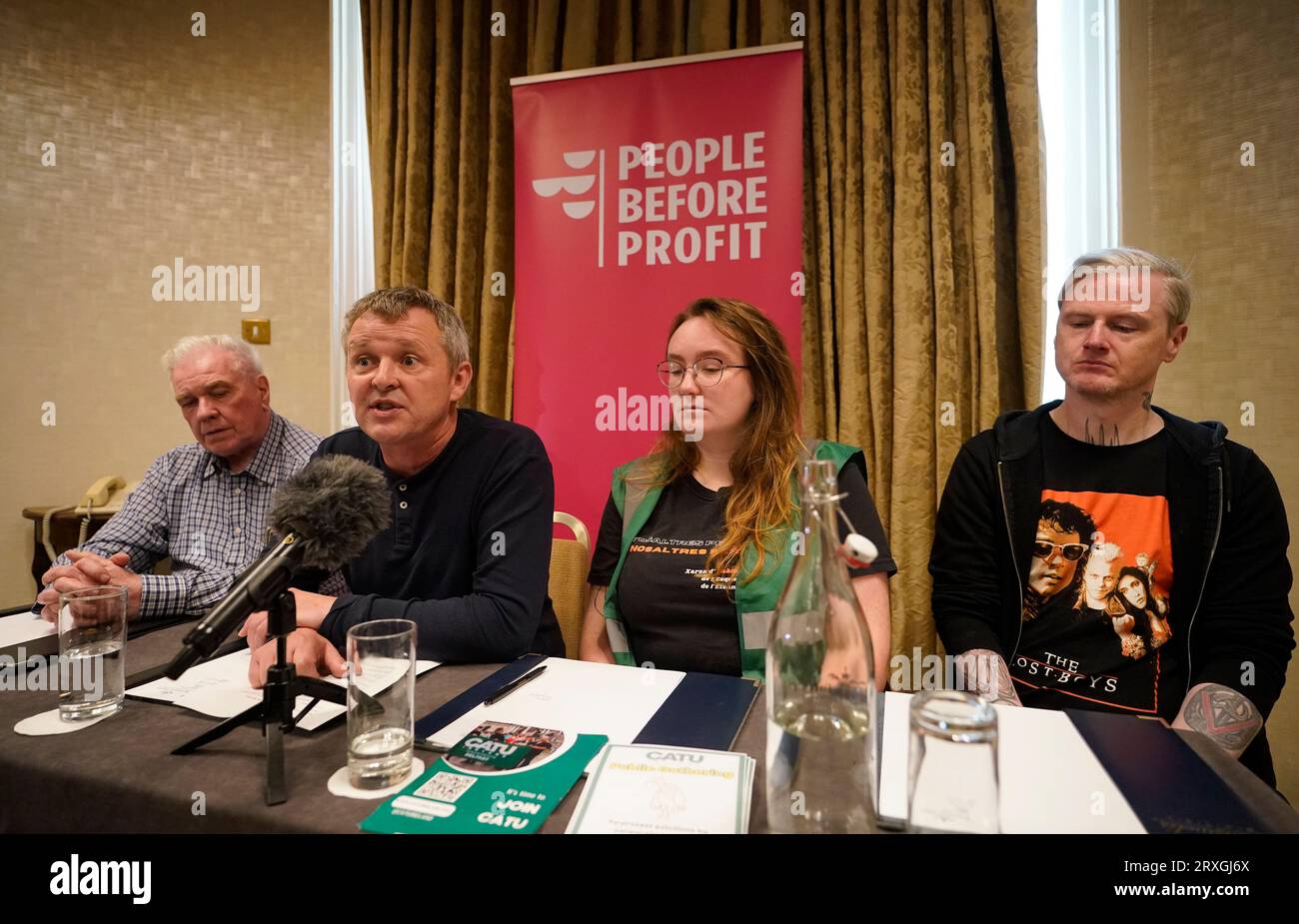 (left to right) Fr Peter McVerry, Richard Boyd Barrett TD, Helen ...