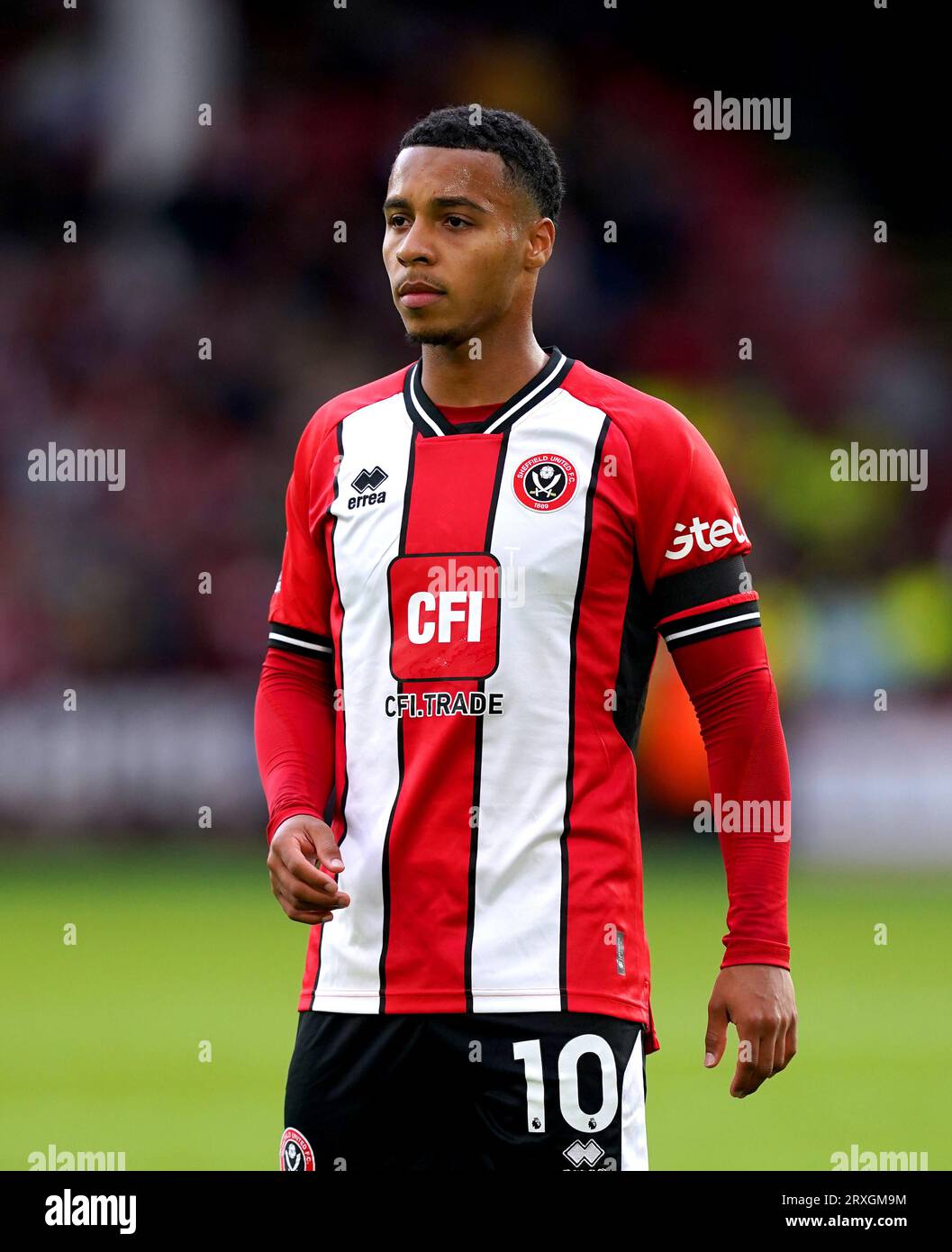 Sheffield United's Cameron Archer during the Premier League match at Bramall Lane, Sheffield