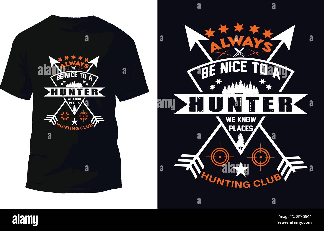 Hunting T Shirt Design Vector Stock Vector