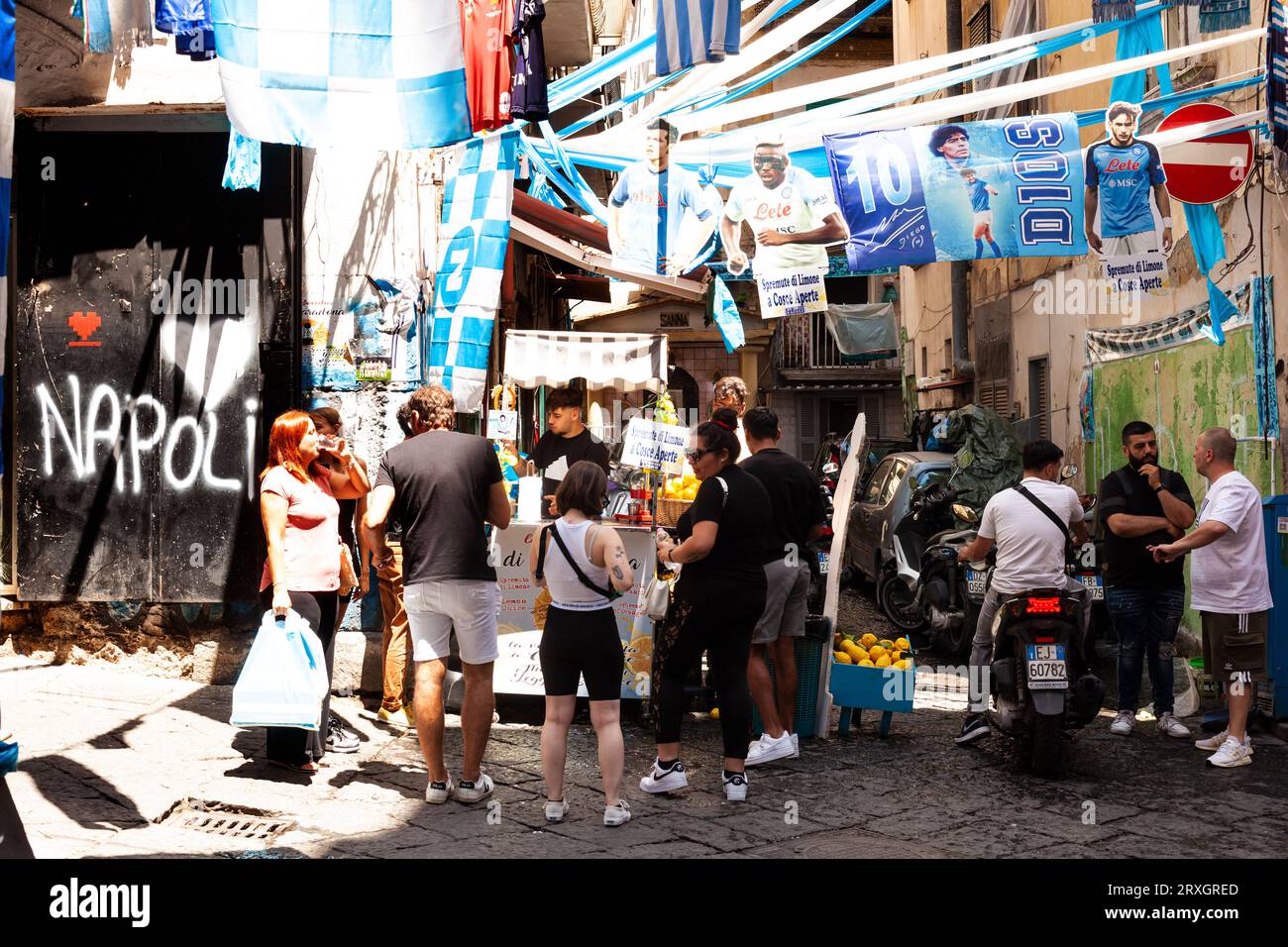 Kiosk in the Spanish Quarter where you can enjoy the typical lemonade