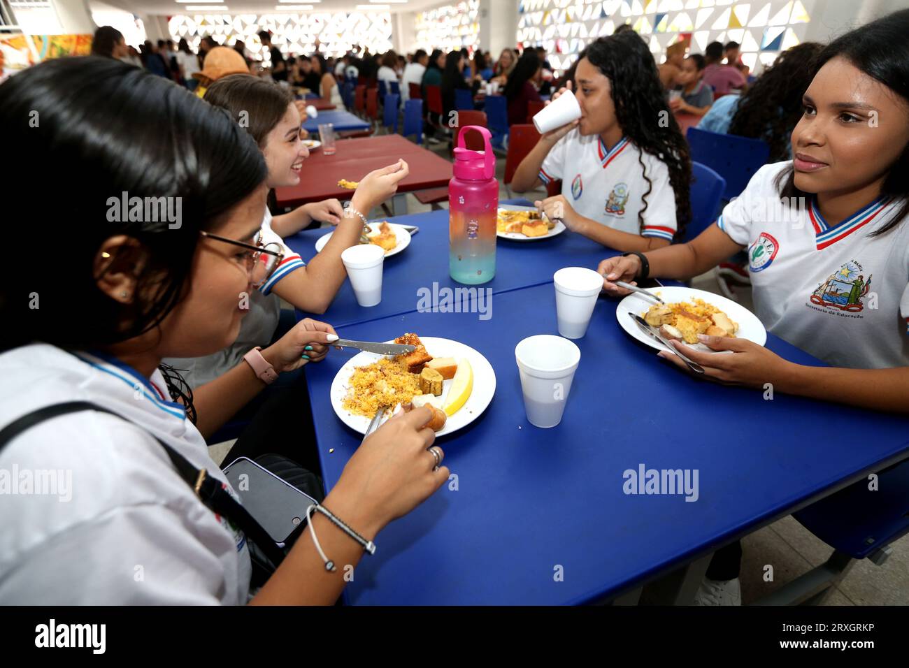 Curuca Bahia Brazil September 18 2023 Public School Students Are curuca-bahia-brazil-september-18-2023-public-school-students-are