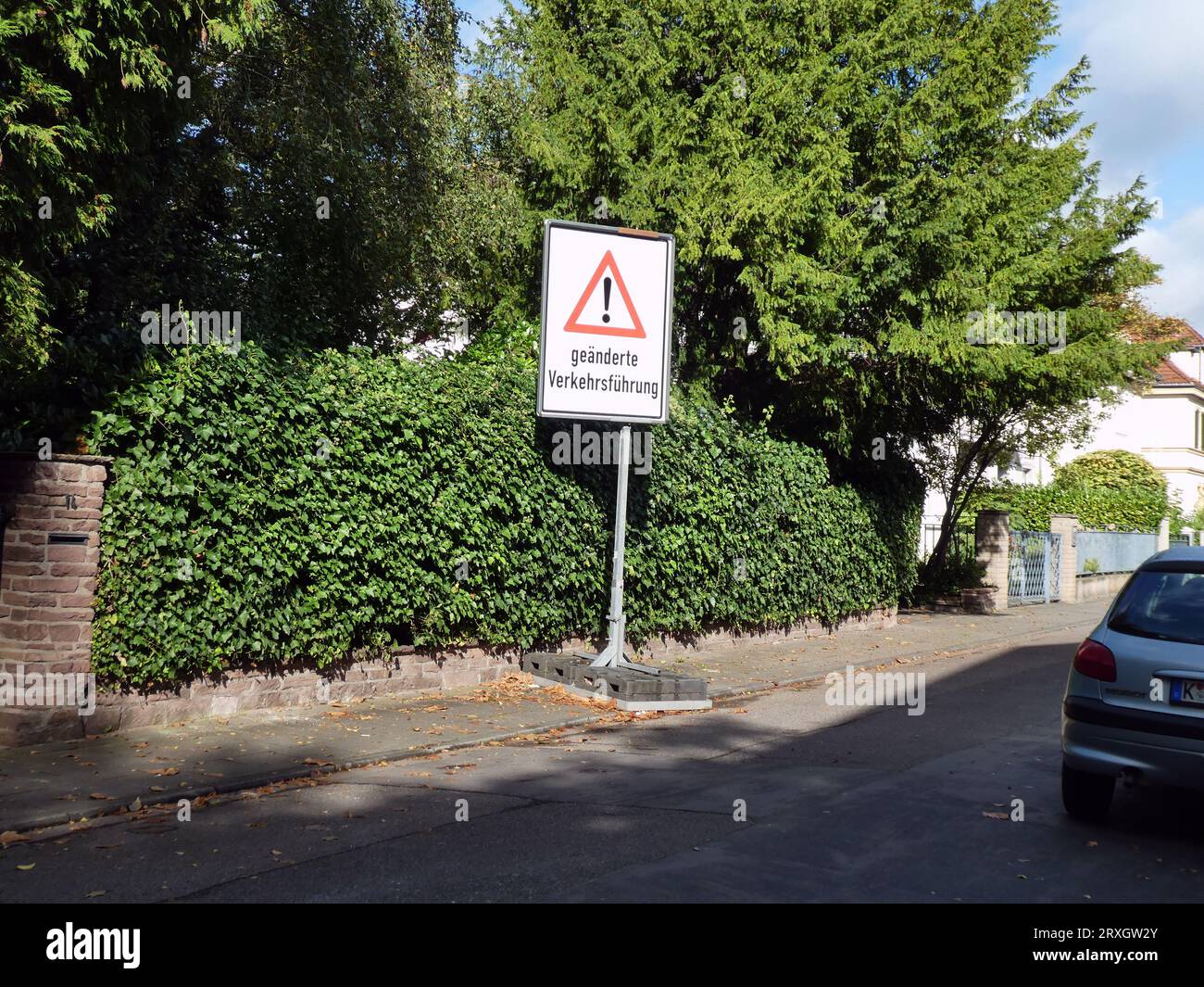 Cologne, Germany. 23rd Sep, 2023. Traffic sign with the indication of ...
