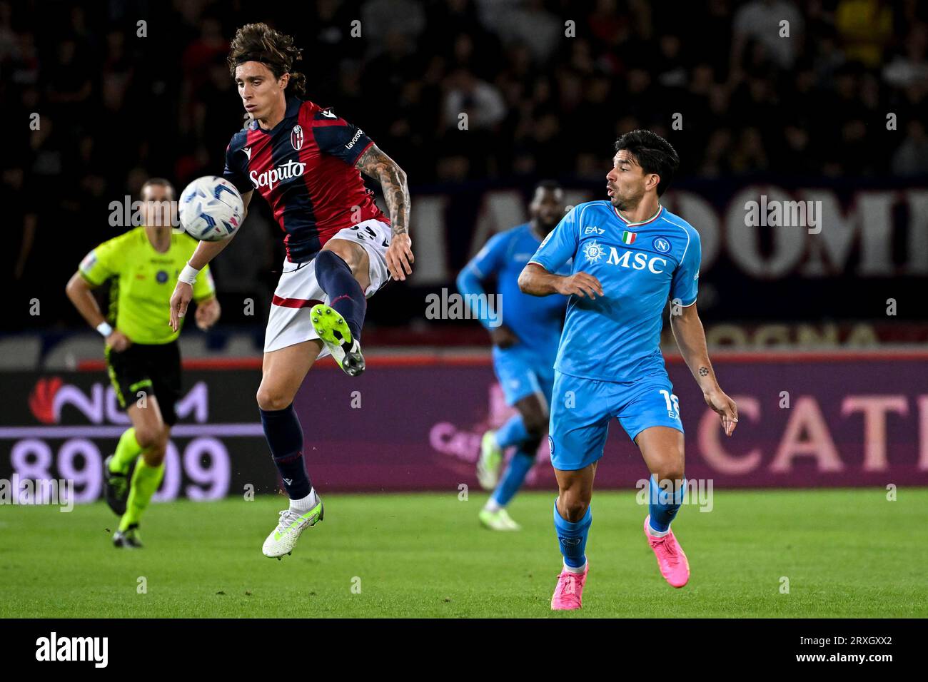 Riccardo Calafiori of Genoa CFC controls the ball during the Serie A  News Photo - Getty Images