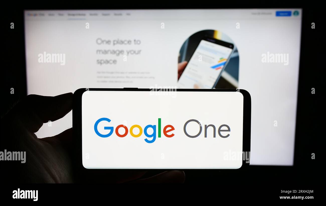 Google one logo hi-res stock photography and images - Alamy
