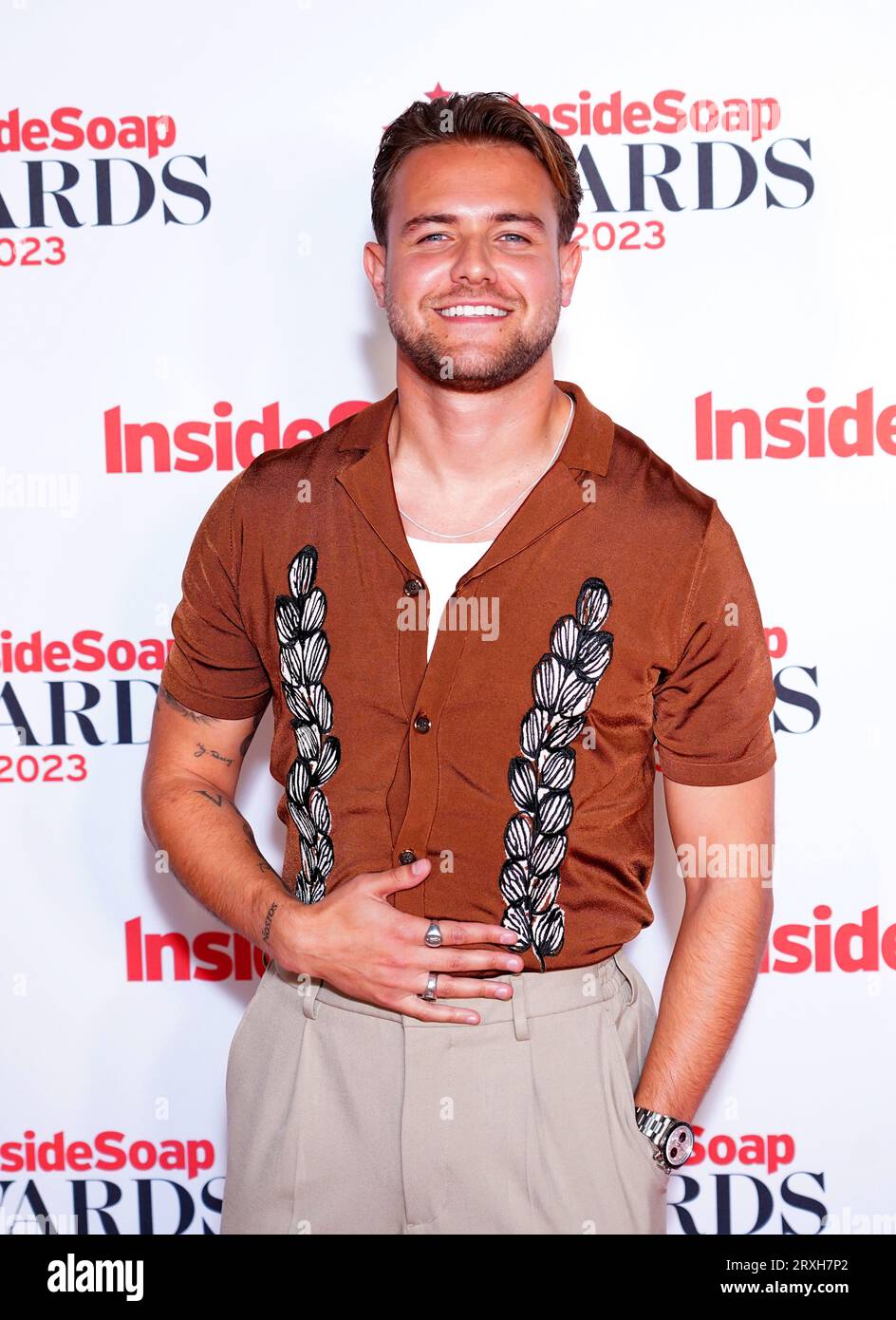 Matthew James Bailey attending the Inside Soap Awards at Salsa Temple