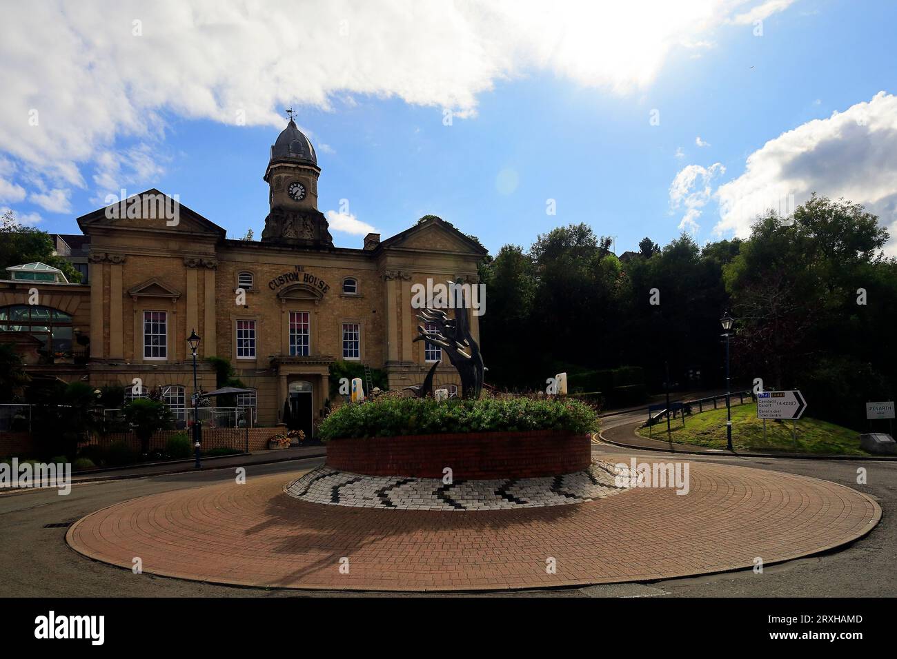 The custom house penarth cardiff taken september 2023 stock photo