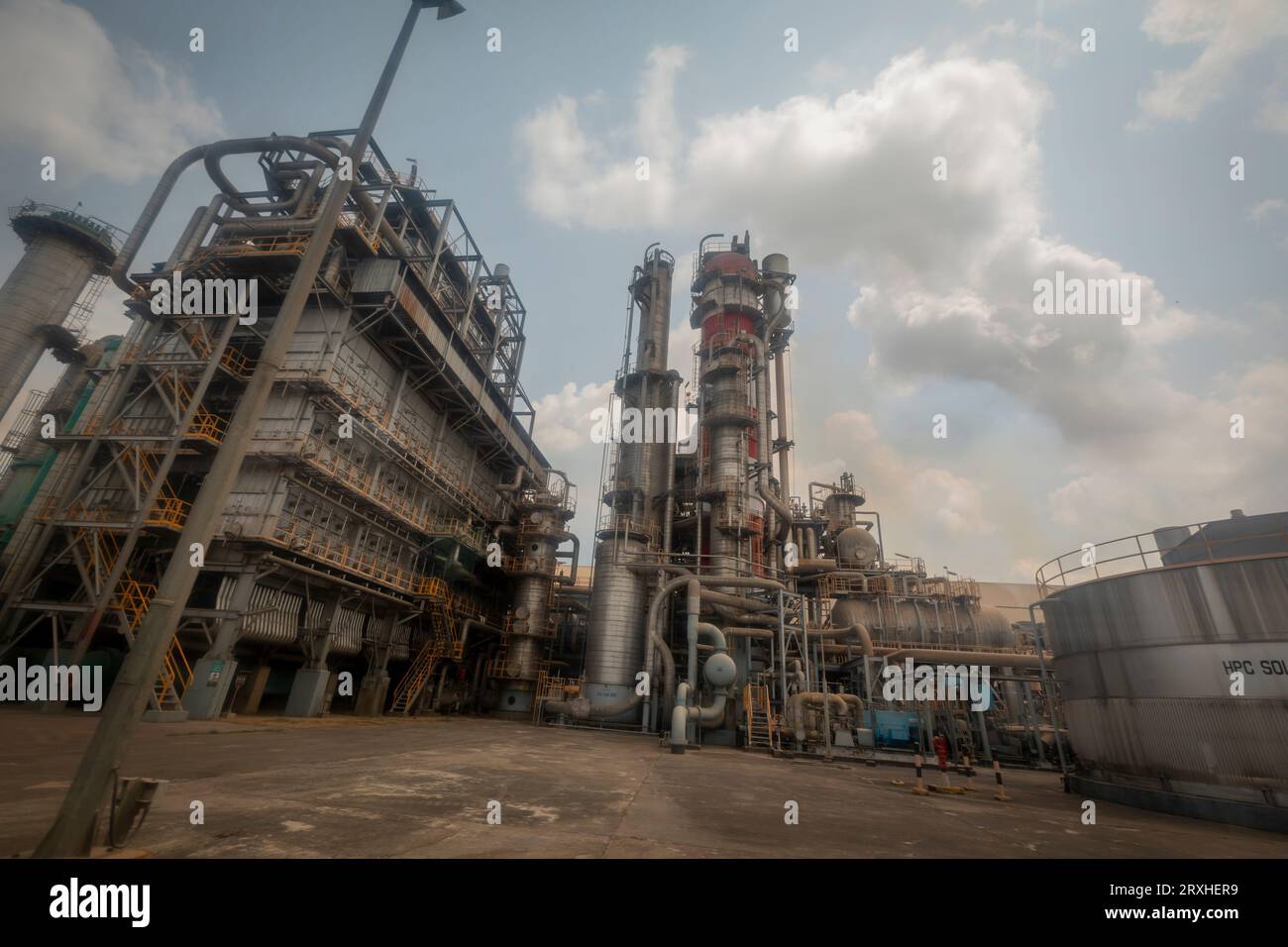 KAFCO fertilizer plant in Chittagong. Bangladesh has put export restrictions on fertilizer as a result of the Russia-Ukraine conflict. Stock Photo