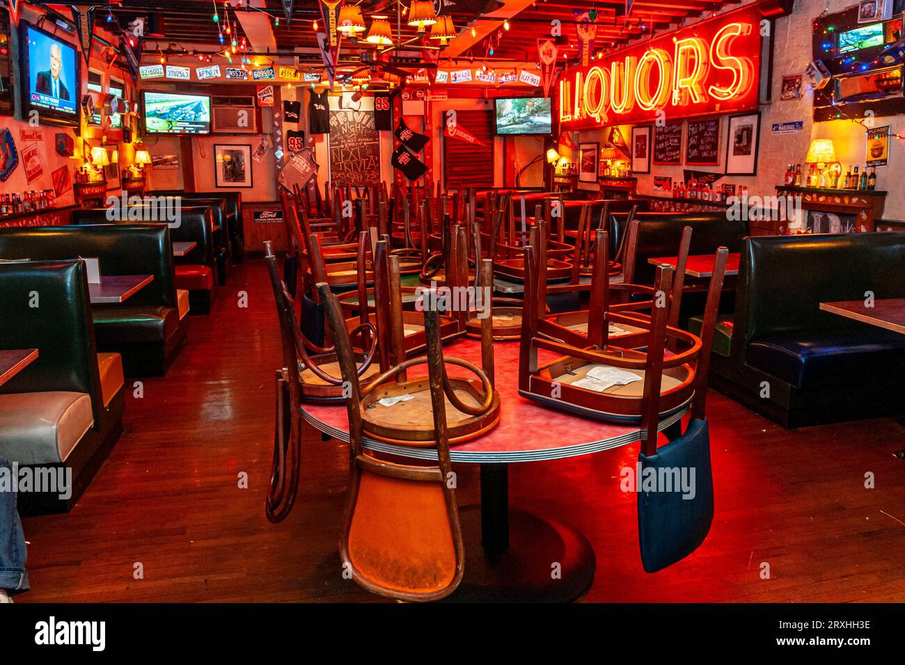 Duke's bar in New York City Stock Photo