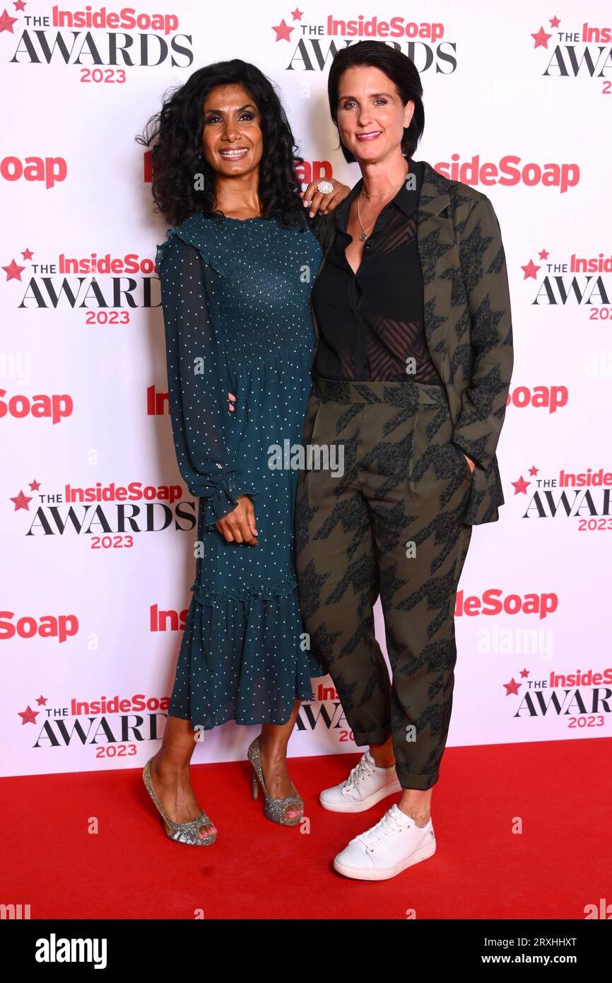 London, UK. 25 September 2023. Balvinder Sopal and Heather Peace