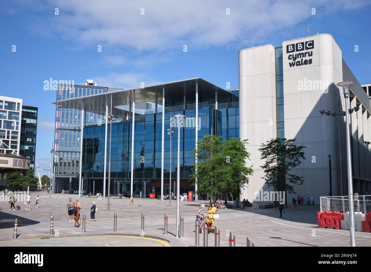BBC Cardiff South Wales UK Stock Photo