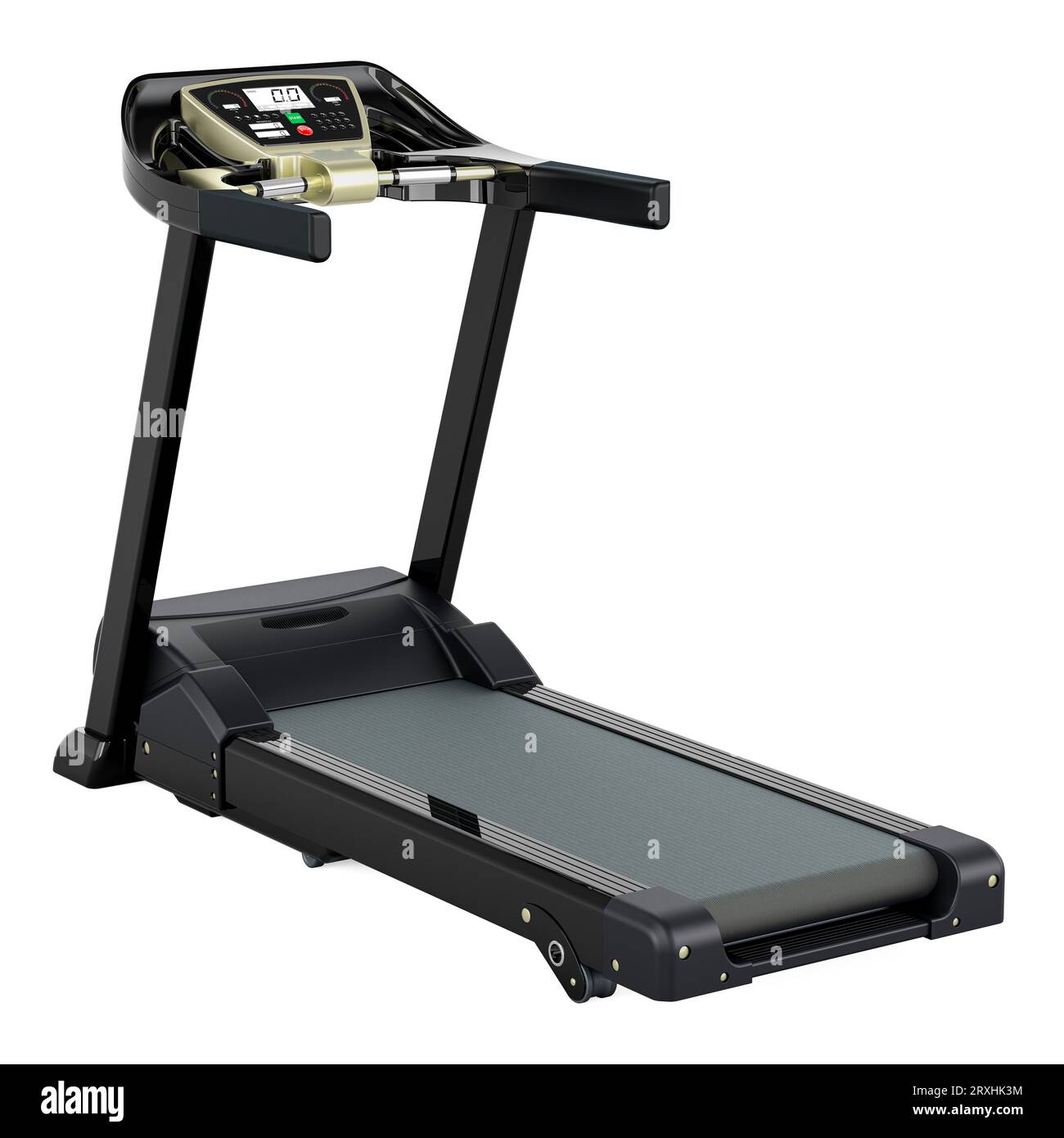 Treadmill, Walking Treadmill. 3D rendering isolated on white background