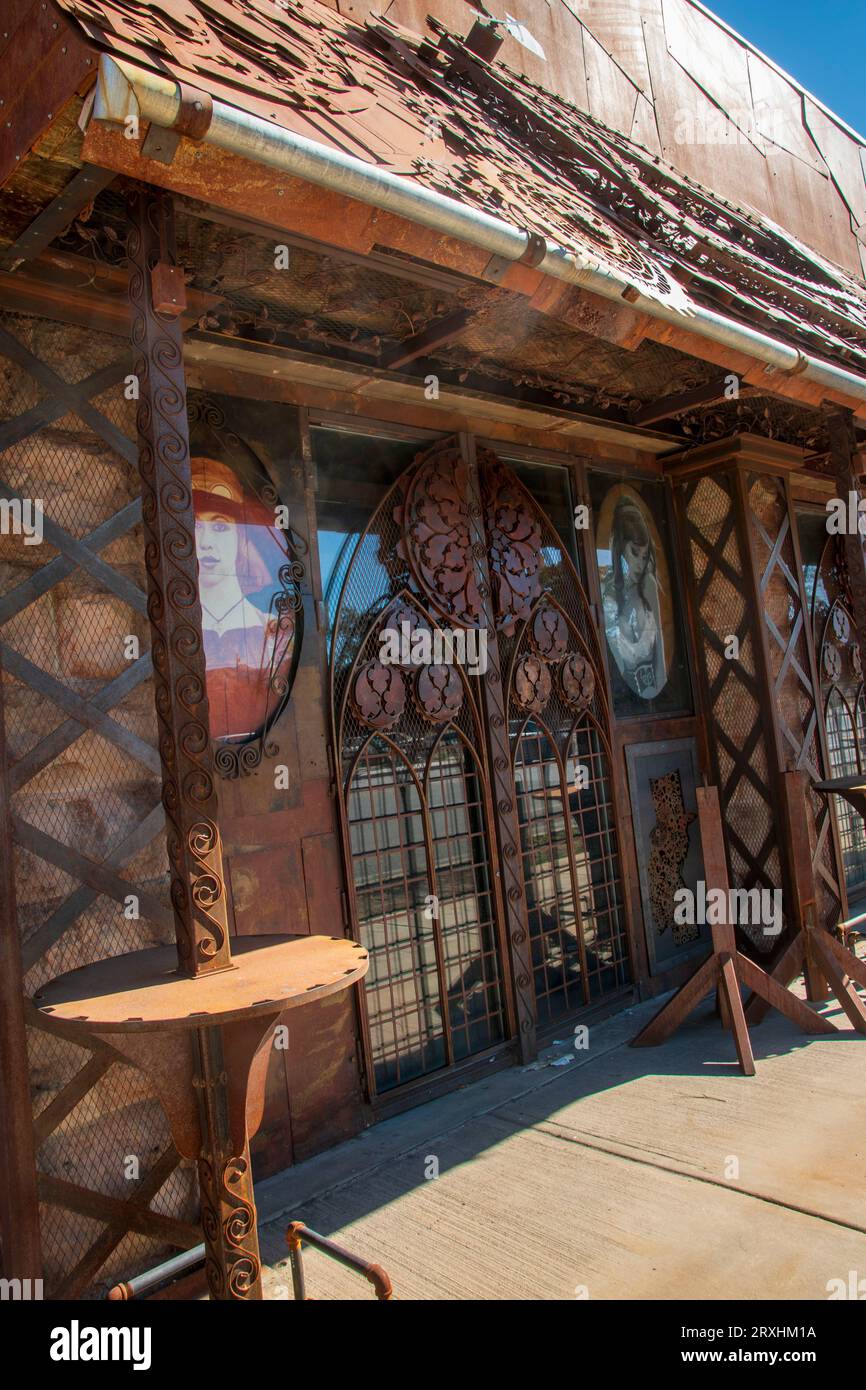 The town of Beatty, NV, USA is known for its local herd of wild burro