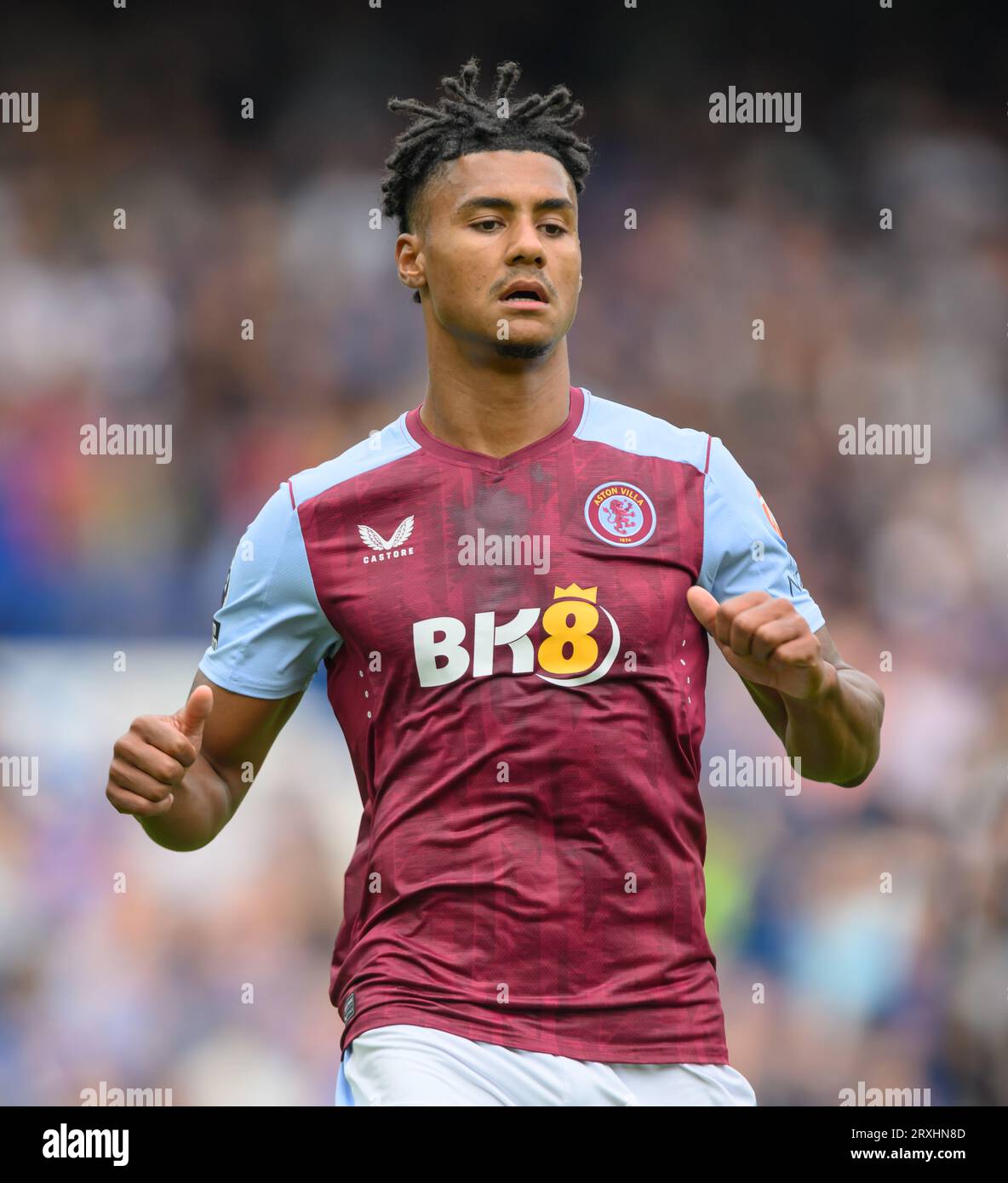 24 Sep 2023 - Chelsea v Aston Villa - Premier League - Stamford Bridge  Aston Villa's Ollie Watkins during the match against Chelsea.  Picture : Mark Pain / Alamy Live News Stock Photo