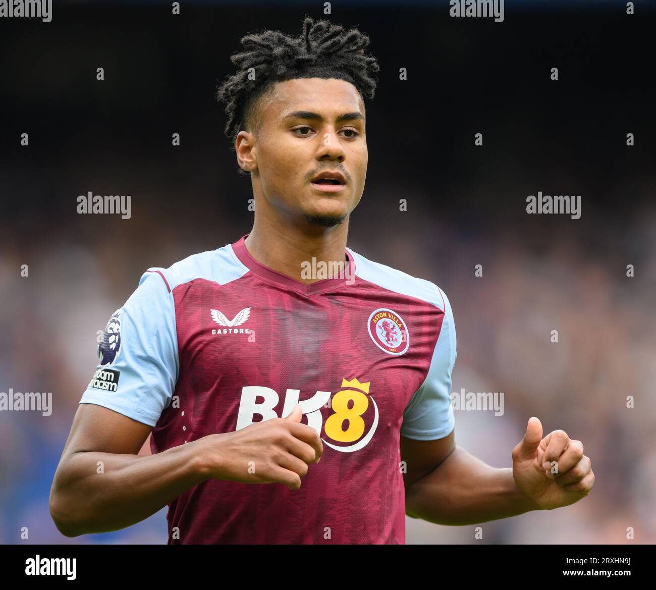 24 Sep 2023 - Chelsea v Aston Villa - Premier League - Stamford Bridge  Aston Villa's Ollie Watkins during the match against Chelsea.  Picture : Mark Pain / Alamy Live News Stock Photo