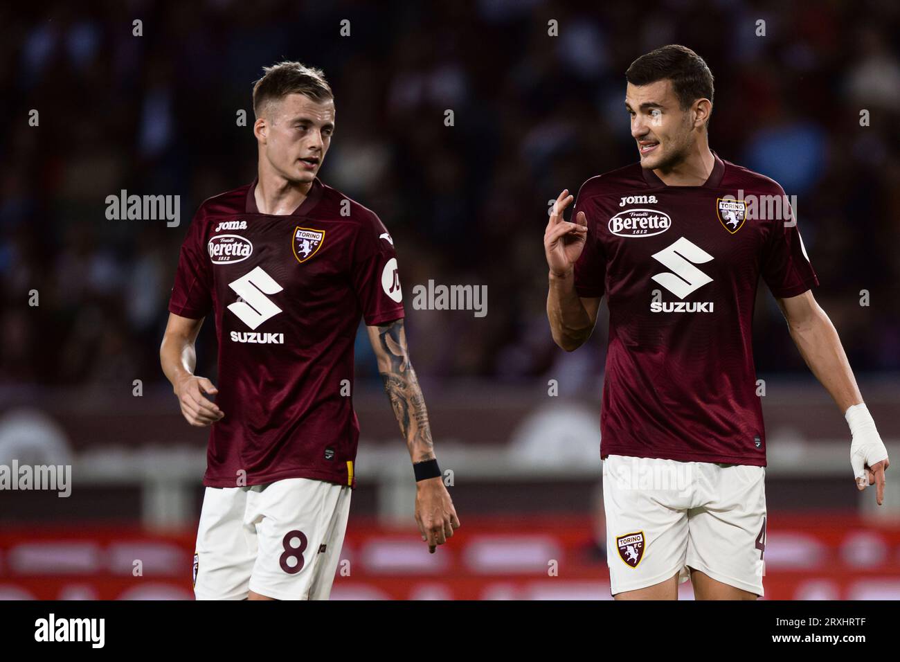 Alessandro Buongiorno of Torino FC looks on prior to the Serie A football  match between Torino FC and Cagliari Calcio Stock Photo - Alamy