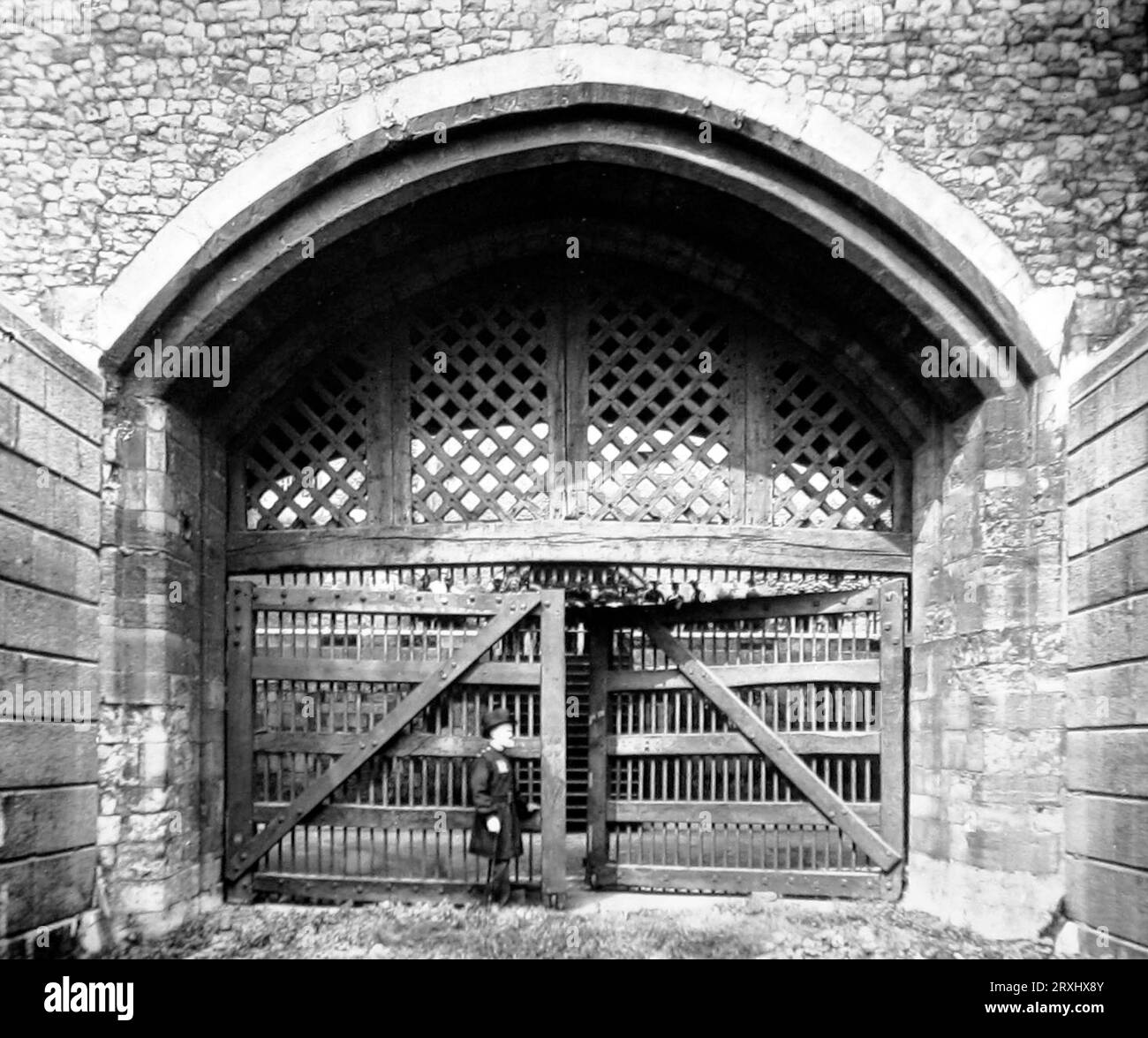 Traitors' Gate, Tower of London, Victorian period Stock Photo Alamy
