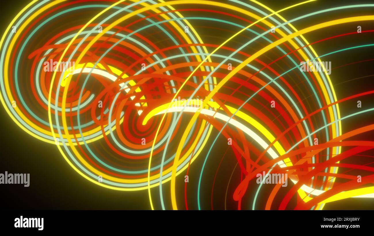Hypnotic colorful concentric lines hi-res stock photography and images ...