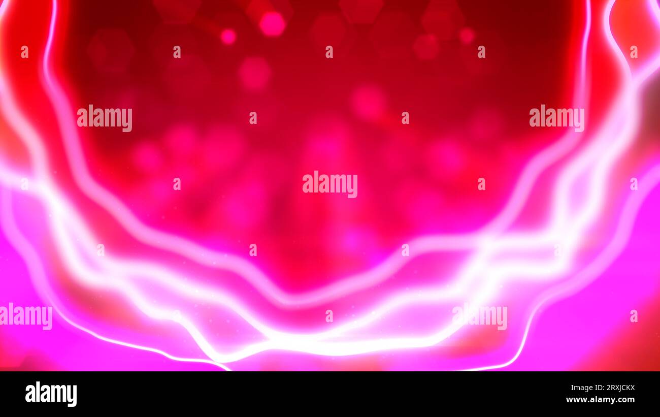 Red Pink Object nice pink and red flickering volumetric objects bg - abstract 3D ...